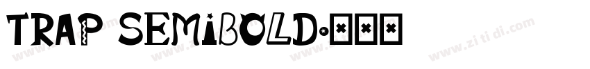 Trap SemiBold字体转换